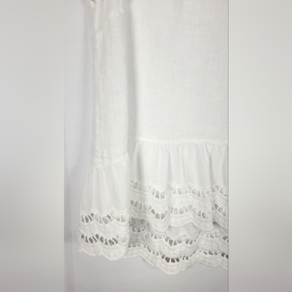 Valentina Naldi Linen Top #653 Size S - Picture 3 of 10